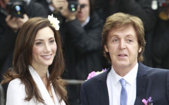 Paul McCartney marries U.S. heiress in London