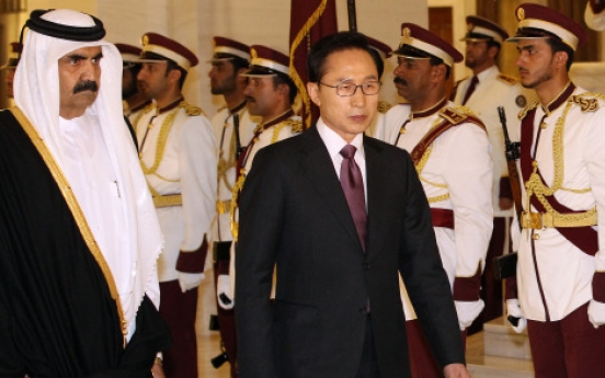 S. Korea, Qatar agree to form cooperation mechanism