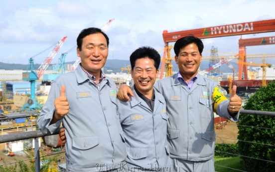 3 Hyundai Heavy workers win Master Artisan’s Award