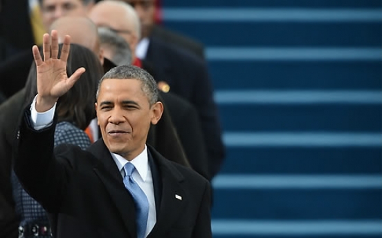 Obama calls for unity, peace in inaugural ceremony