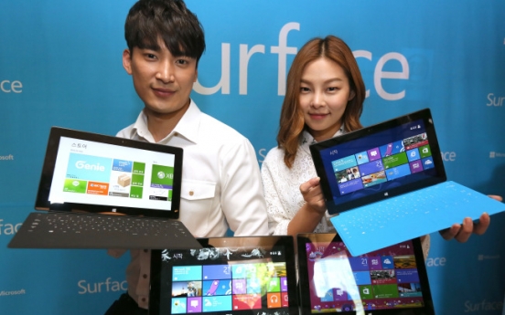 Microsoft rolls out Surface tablet in S. Korea