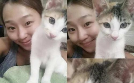 SISTAR’s Hyorin embraces cat as new family