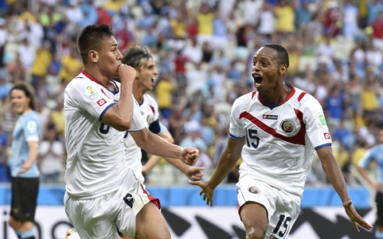 [World Cup] Costa Rica stuns Uruguay 3-1 at World Cup