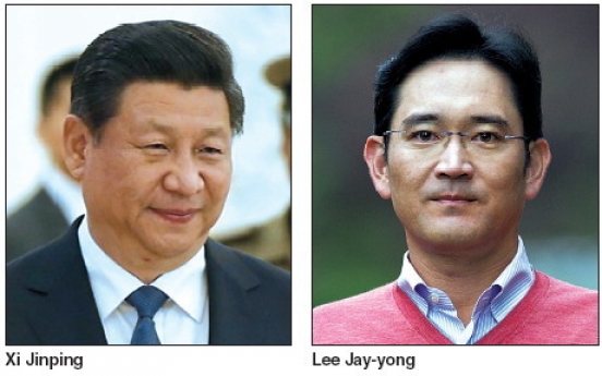 Samsung’s heir Lee to meet Chinese leader