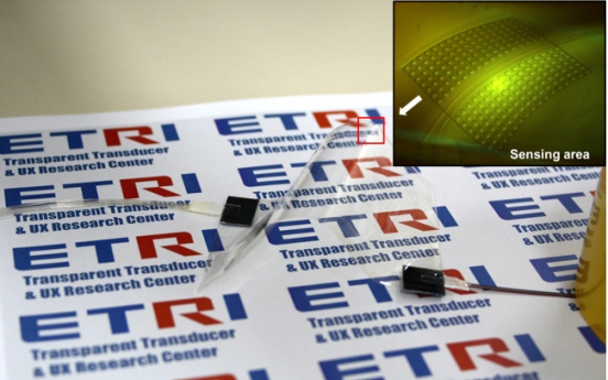 ETRI invents sensors for flexible, transparent displays