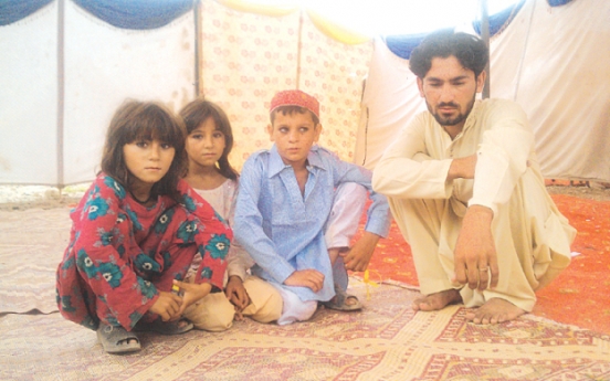 Orphaned and displaced by war