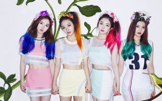Red Velvet debuts high on music charts
