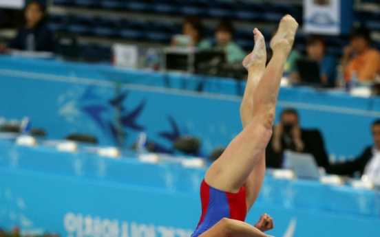[Asian Games] N. Korea wins gold in women's balance beam