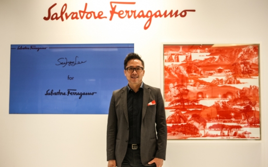 Ferragamo, Korean artist collaborate on scarves