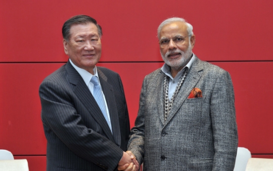 Korea, India to bolster ties in infrastructure, manufacturing
