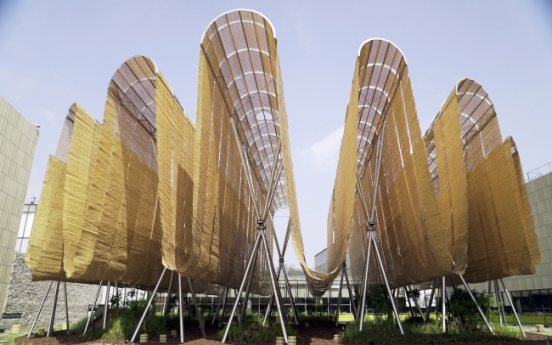 Summer shelter erected in museum