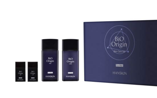 Hanskin launches new men’s anti-aging skincare products