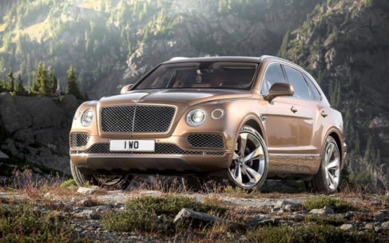 Bentley unveils SUV