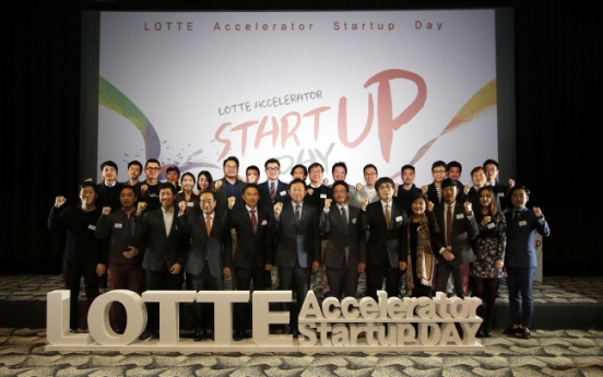 Lotte chairman meets with start-up chiefs