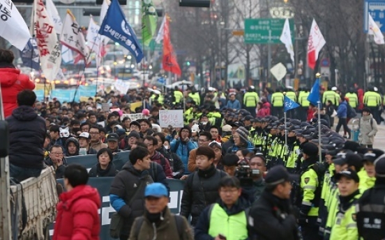 Third anti-government rally turns playful