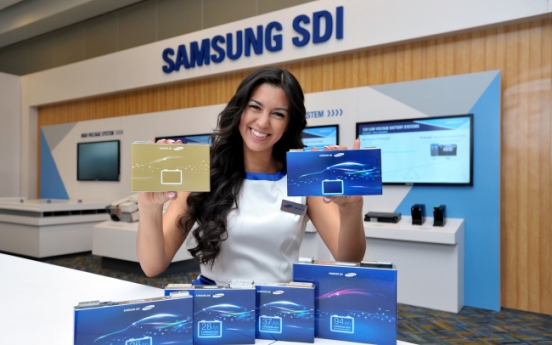 Samsung SDI batteries get spotlight at U.S. auto show