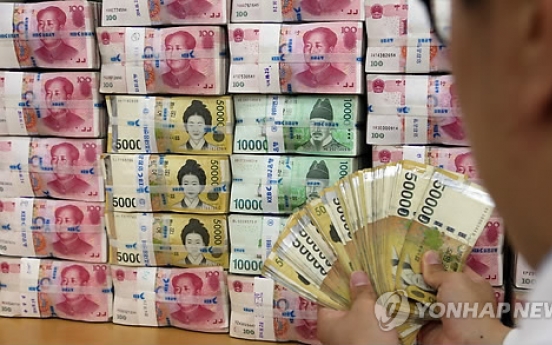 Korea's M2 money supply inches down in Dec.