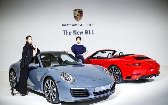Porsche unveils new 911 Carrera in Korea