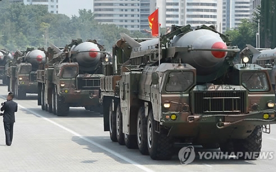 N.K. fires two ballistic missiles, one explodes in midair