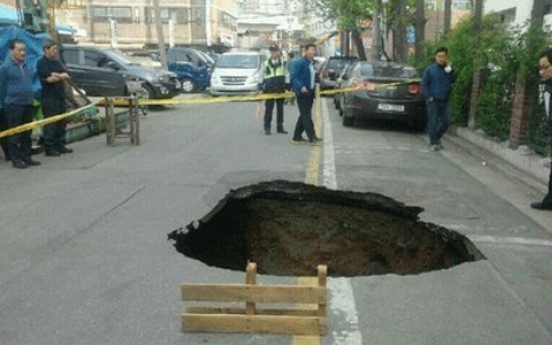 105 potential sinkholes in Seoul