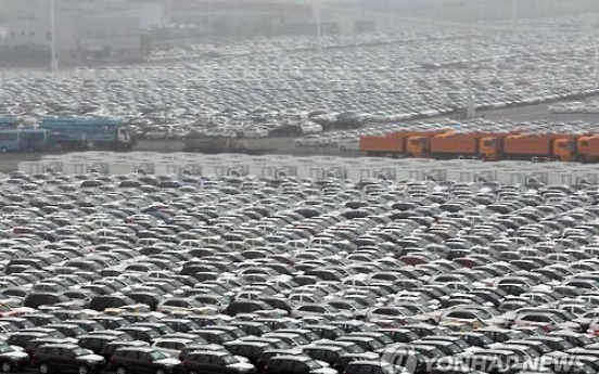 Korean car exports shrink for six straight months in April
