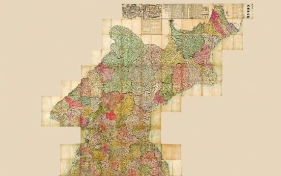 Rare Joseon-era map of Korea to be auctioned