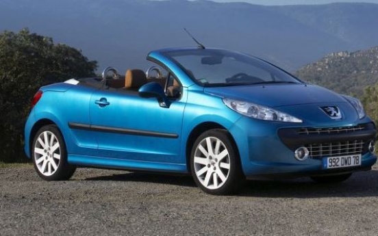 Peugeot to recall subcompact convertible 207 in Korea