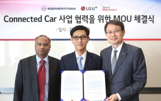 Ssangyong, LG Uplus, Tech Mahindra team up for connected cars