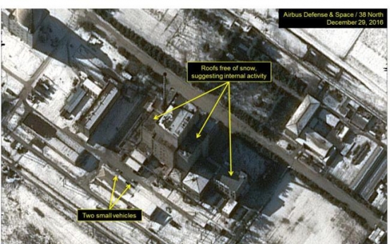 Satellite image shows NK restarts plutonium-producing reactor