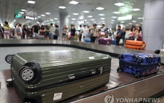 Korea's int'l air passenger traffic jumps 12.1% in Jan.
