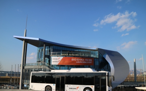 썬코어, 세계 최대 전기차 메이커 BYD 전기버스 론칭