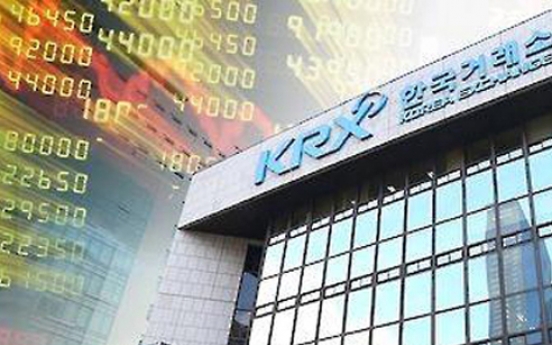 Korean shares down in late morning trade