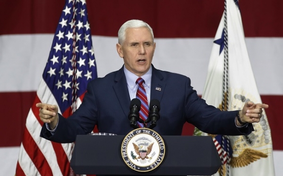 Pence to send clear message over N. Korea, THAAD during Seoul visit: official