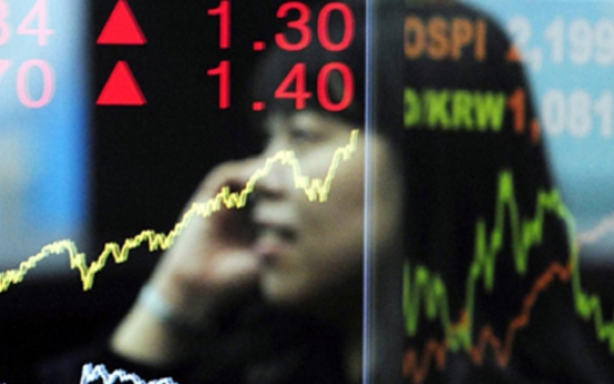 Korean stocks trade almost flat in late morning