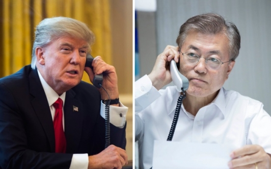 Moon Jae-in, Trump renew vows on Korea-US ties
