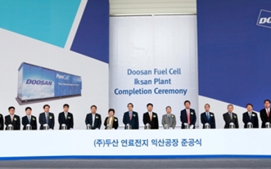 Doosan completes works on fuel cell plant
