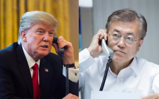[News Focus] Despite ‘common goal’ on NK, Moon, Trump far apart on approach