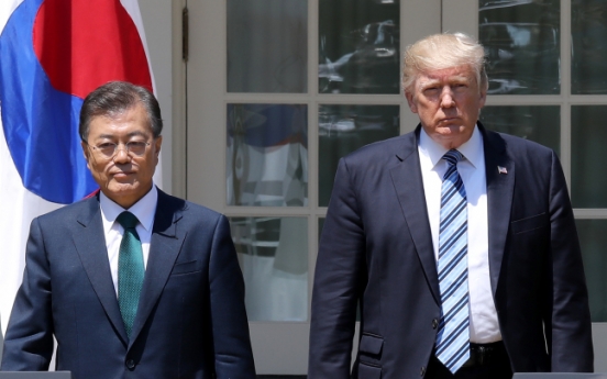 Moon's efforts for inter-Korean ties to gain pace with Trump's support