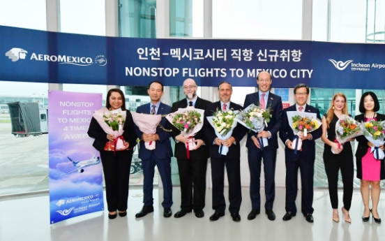 Aeromexico begins direct Seoul-Mexico City flights
