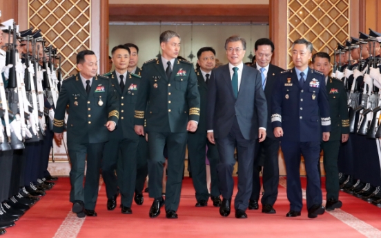 Moon Jae-in urges ‘complete’ overhaul of military