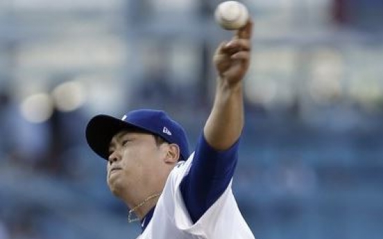 Dodgers' Ryu Hyun-jin takes no-decision after worst start in 2 months