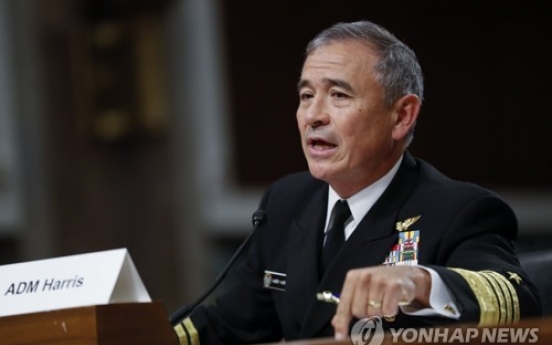 U.S. Pacific Command chief to visit S. Korea: Japanese newspaper