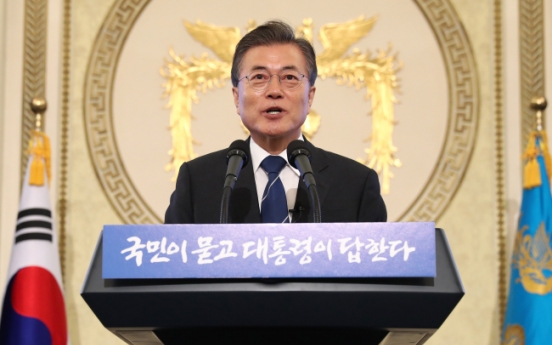 Moon to outline NK policy to visiting US lawmakers