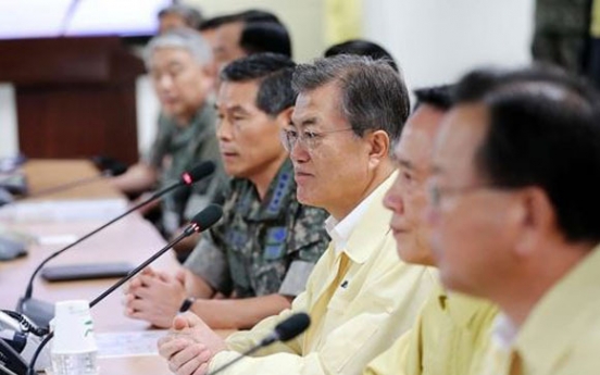 Moon urges full defense readiness against N. Korean provocations