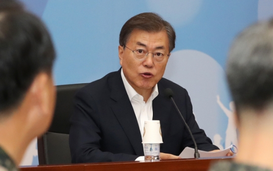 Moon calls for military capable for ‘offensive action’ against NK attack