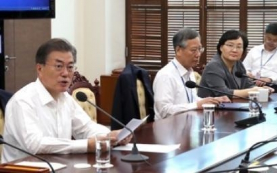 Moon urges bipartisan efforts to deal with N. Korean nuclear threat
