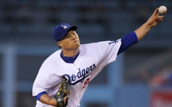 Dodgers' Ryu Hyun-jin gets no-decision vs. Diamondbacks