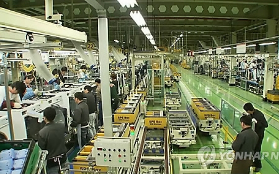 Korea’s major manufacturing industries falter