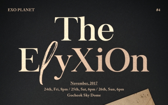 EXO to bring ‘ElyXiOn’ to Gocheock Sky Dome