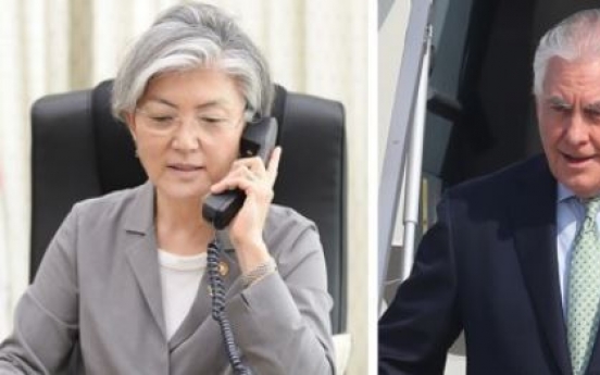 Top diplomats of Korea, US discuss preparations for Trump's visit to Seoul